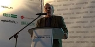 Starosta Stanisław Masternak na  XXIV Spotkaniu Sadowniczym