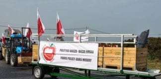 Sadownicy protestowali w Mszczonowie