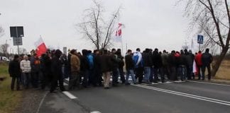 Sadownicy protestowali w Annopolu
