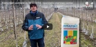 Komunikat sadowniczy – Robert Binkiewicz: Nawożenie startowe sadów