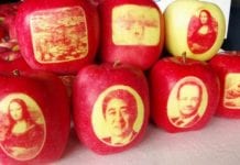 Nowa generacja zdobionych jabłek