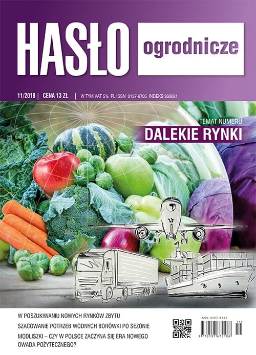 Hasło Ogrodnicze nr 11/2018