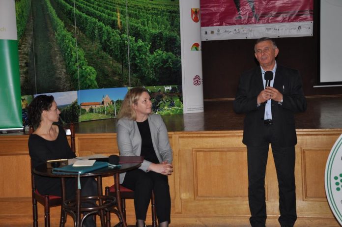 Na konferencji naukowej dot. uprawy winorośli na Sandomierszczyźnie, fot. J. Klepacz-Baniak