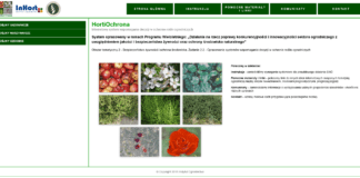 HortiOchrona – internetowy system wspierający integrowaną ochronę