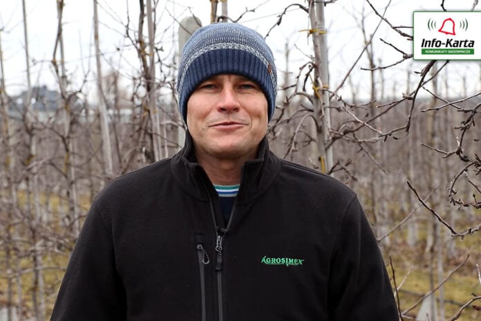Robert Binkiewicz - komunikat sadowniczy Agrosimex