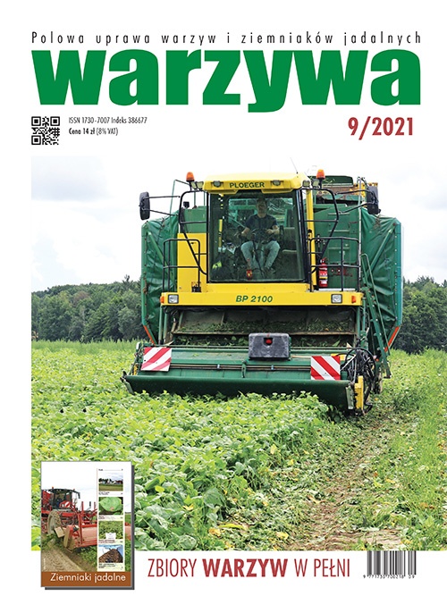 Warzywa 9/2021 - okładka