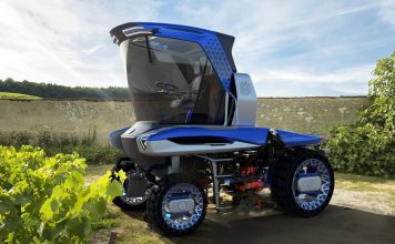 Marka New Holland prezentuje na targach SITEVI 2021 unikalny Straddle Tractor Concept do wąskich winnic