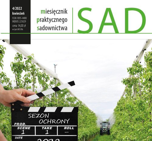 Miesięcznik Praktycznego Sadownictwa SAD 4/2022 MPS Sad 4/2022 - okładka