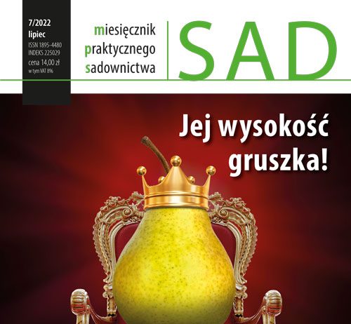Miesięcznik Praktycznego Sadownictwa SAD 7/2022 MPS Sad nr 7/2022 - okładka