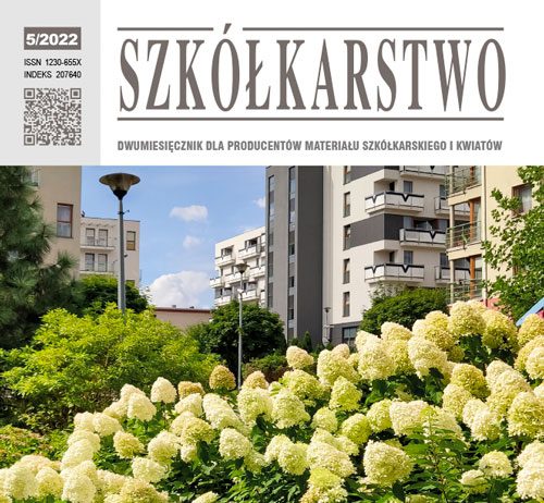 Szkółkarstwo 5/2022 Szkółkarstwo nr 5/2022 - okładka
