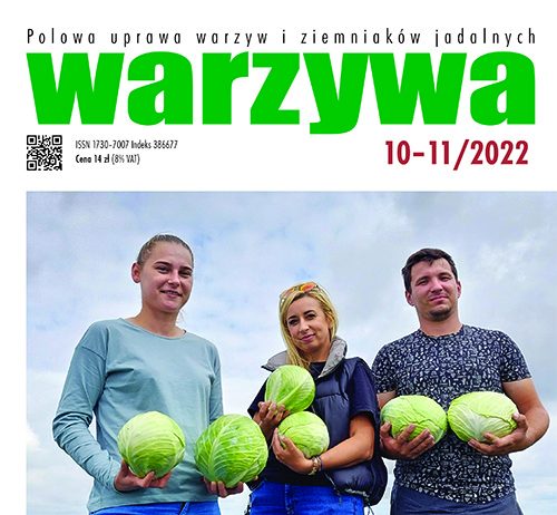Warzywa 10-11/2022 Warzywa nr 10-11/2022 - okładka