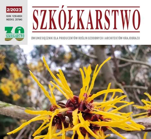 Szkółkarstwo 2/2023 Szkolkarstwo 2/2023 - okładka