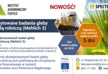 Akredytowane badania gleby metodą rolniczą (Mehlich 3) w Instytucie Agronomicznym Fertico