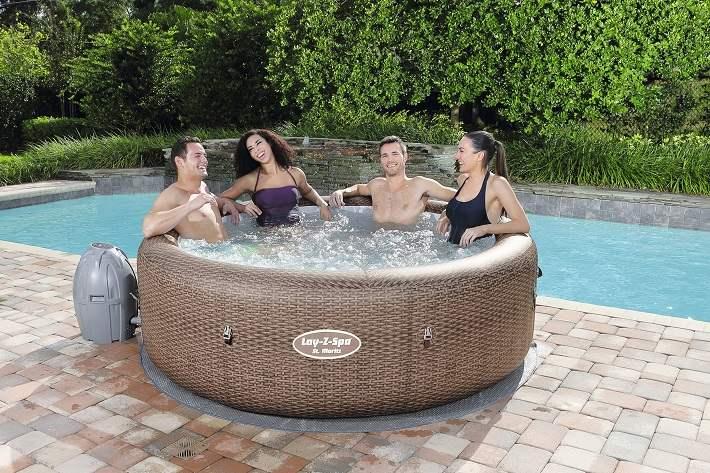 Jacuzzi ogrodowe dmuchane