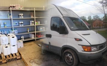 Złodzieje okradli sklep ogrodniczy. Zabrali też dostawczaka Kradzież w sklepie ogrodniczym